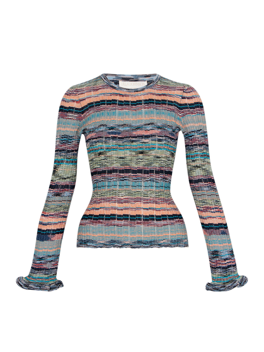 Maci Long Sleeve Knit Pullover Azurite