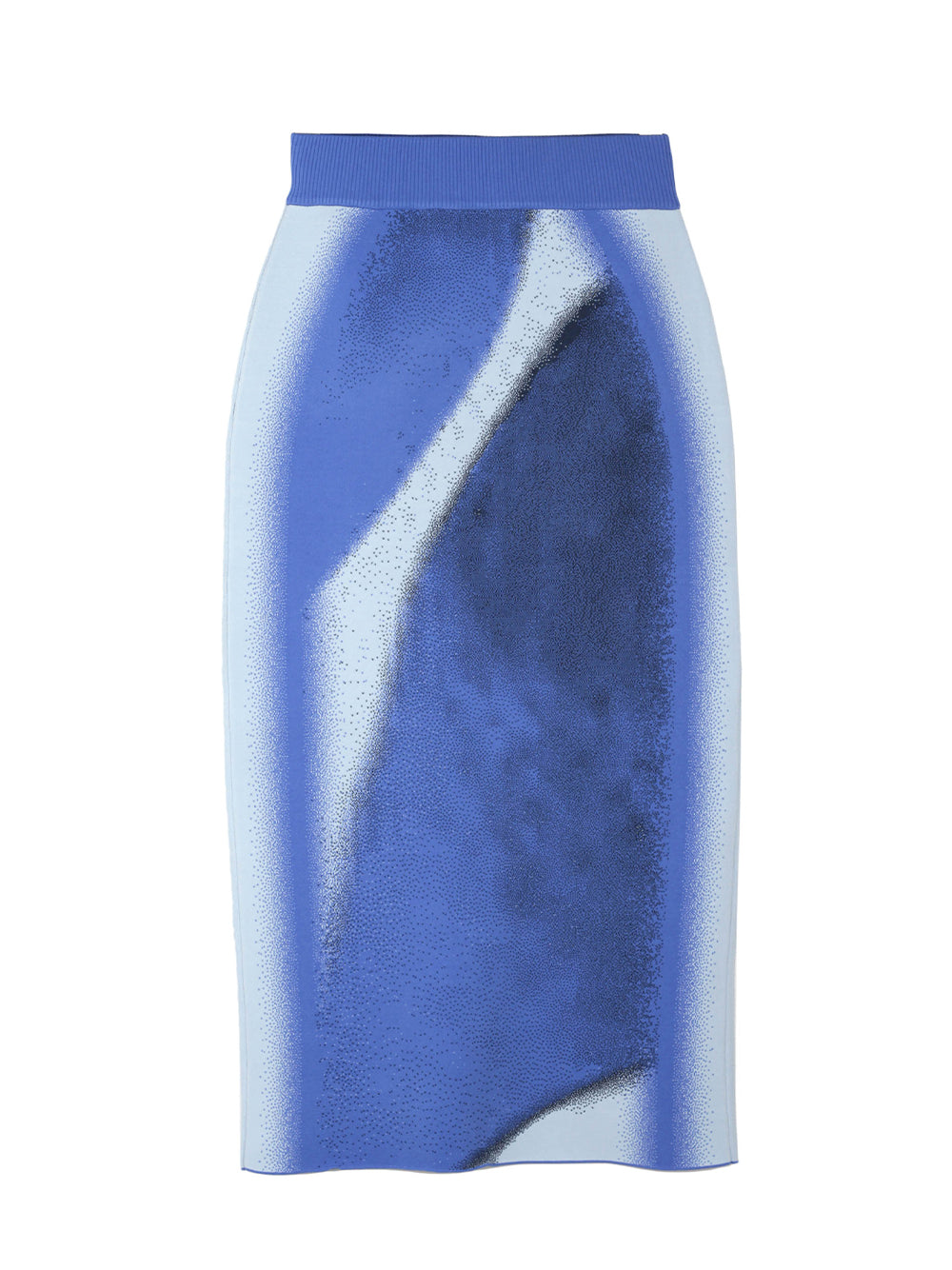 Sophie Cherry Print Midi Skirt Blueberry