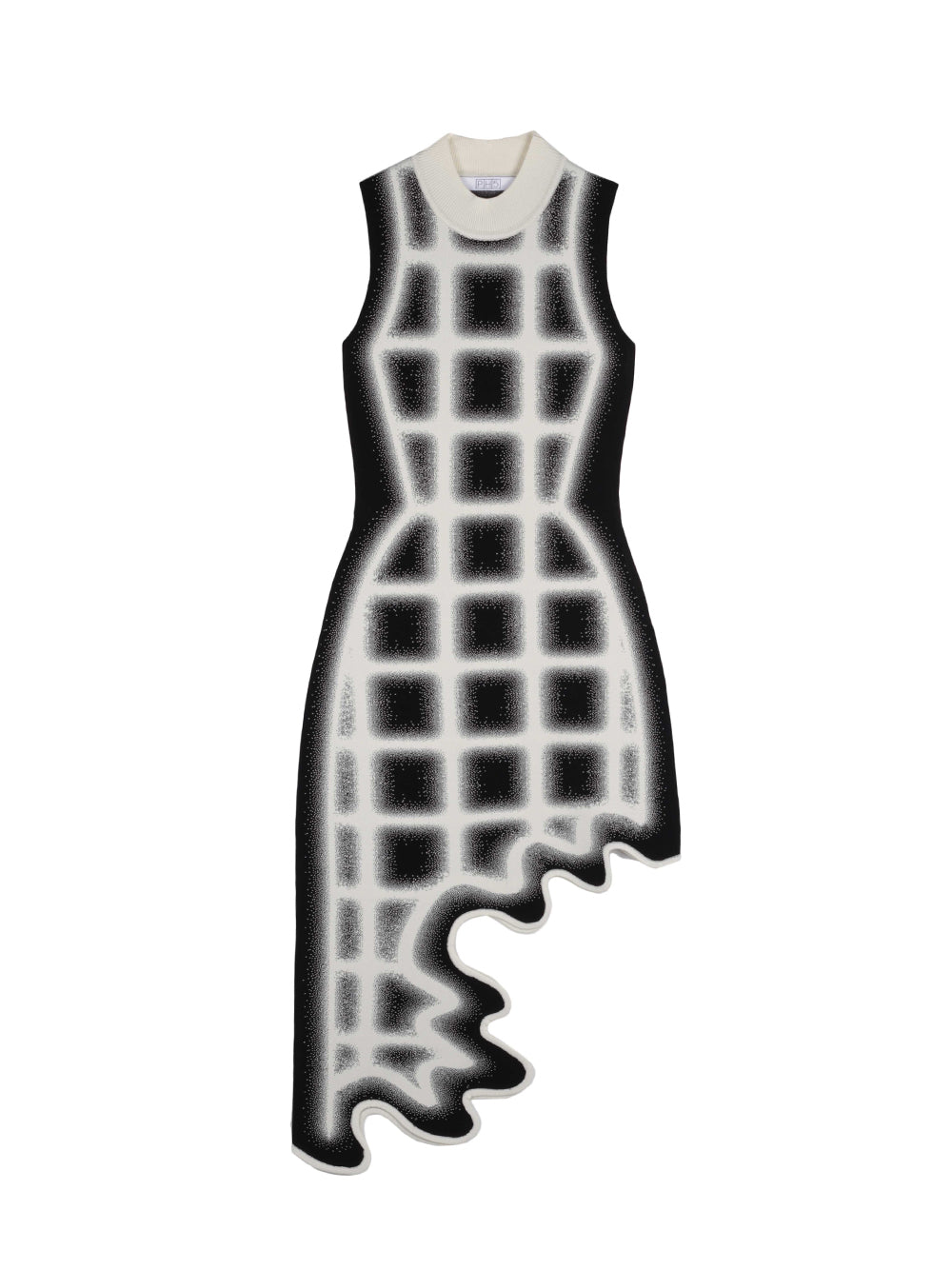 Bella UV Reactive Wavy Plaid Dress (UV Reactive)