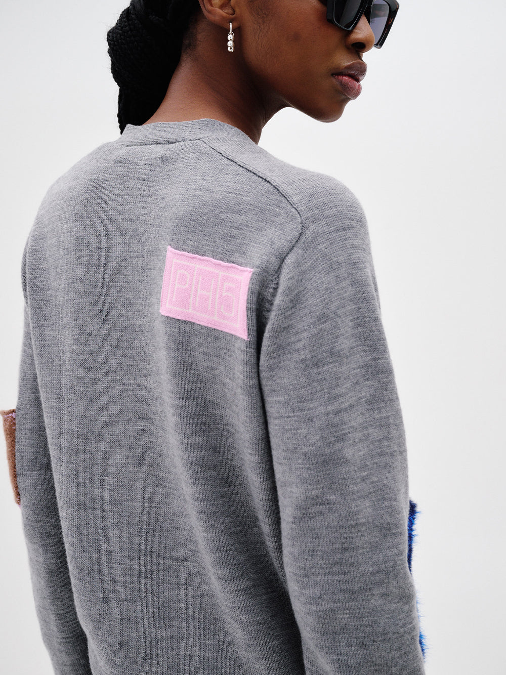 Brando Merino Wool Cardigan (Charcoal Gray)