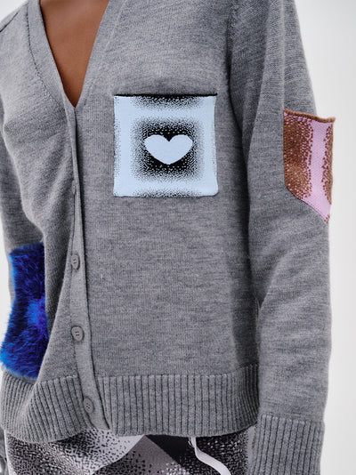 Brando Merino Wool Cardigan (Charcoal Gray)