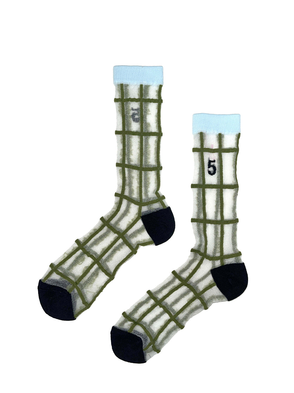 Bruce Mesh Socks (Green/ Black)