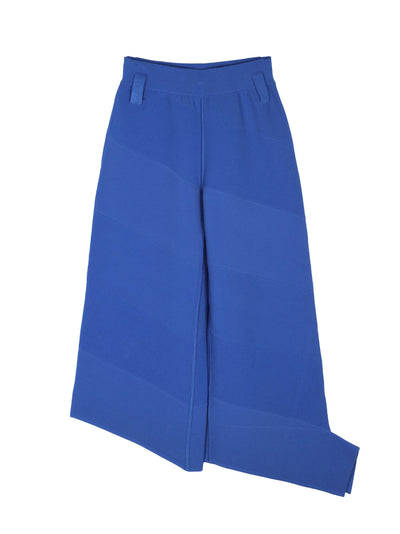 Coco Asymmetric Wide Leg Pants (Electric Blue)