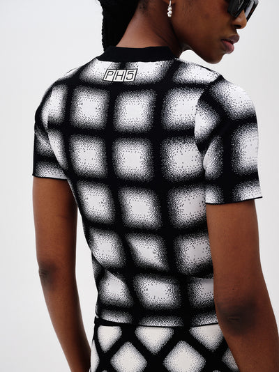 Darcy UV Reactive Heart T-Shirt (UV Reactive)