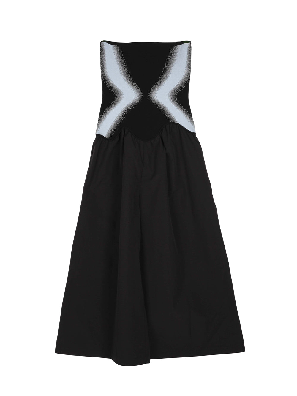 Elsa Mixed Media Jumpsuit (Black)