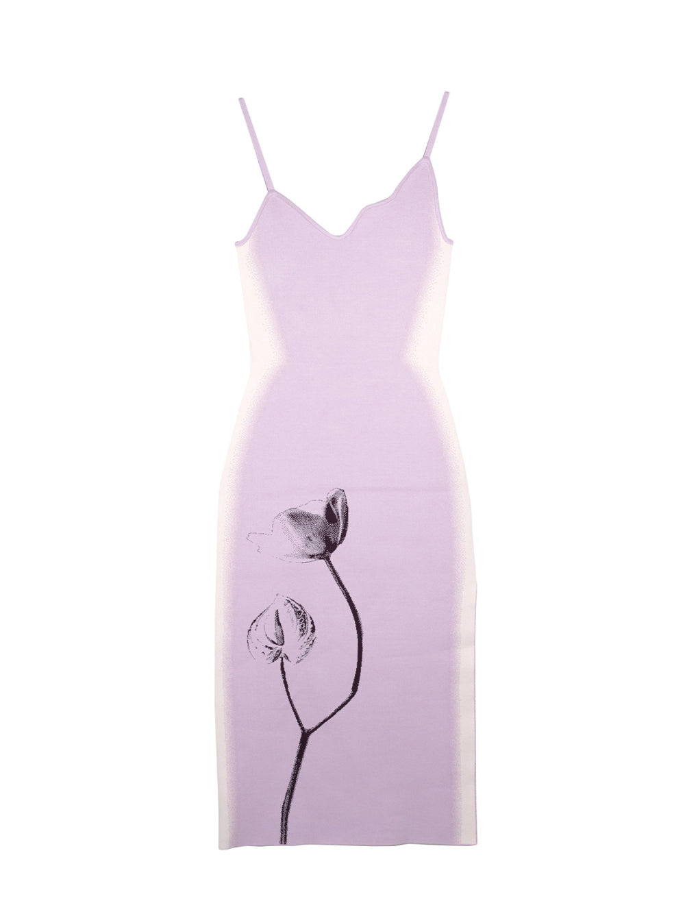 Jasmine Flower Print Tank Dress (Lavender)