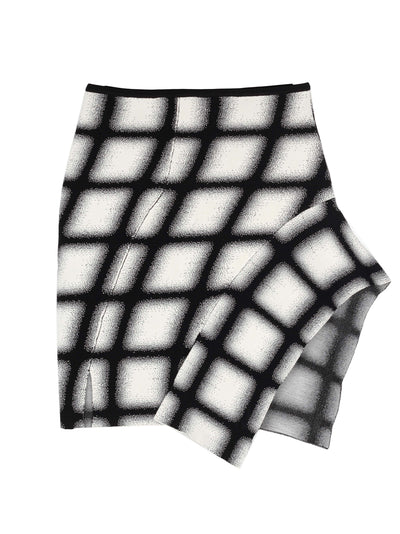 Lizzo UV Reactive Mini Plaid Skirt (UV Reactive)