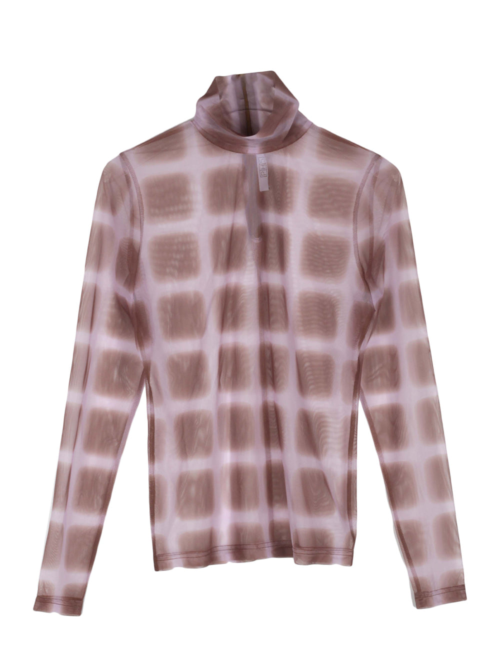 Sulley Plaid Turtleneck (Brown/ Pink)