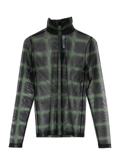 Sulley Plaid Turtleneck (Green/ Black)