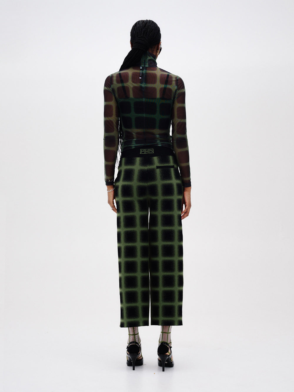 Sulley Plaid Turtleneck (Green/ Black)