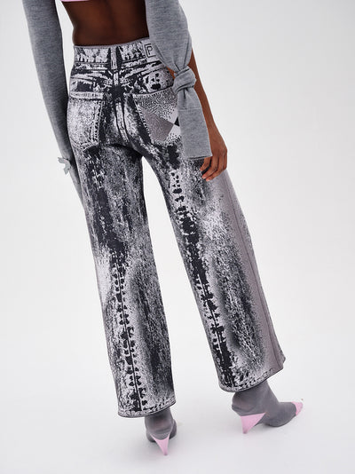 Zahra Wide Leg Pants (Charcoal Grey)