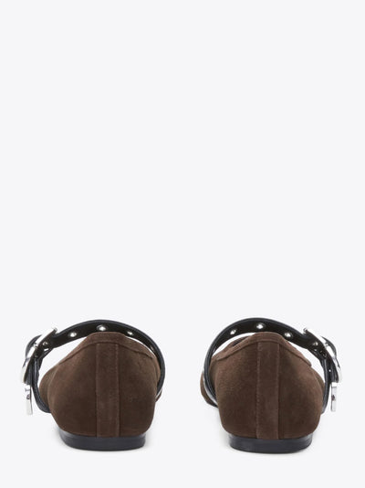 Id Mary Jane Flat Chocolate