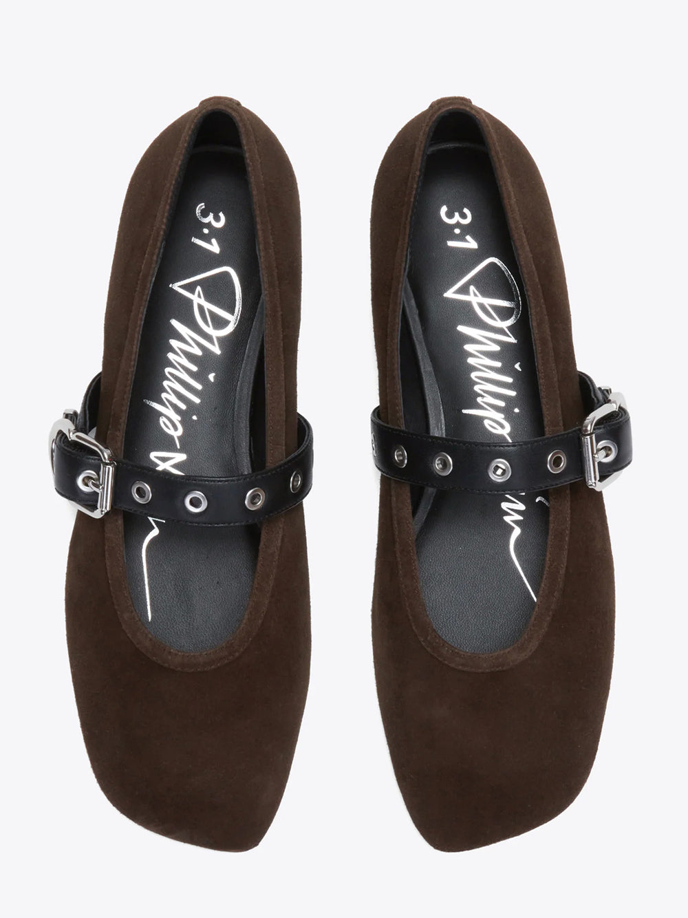 Id Mary Jane Flat Chocolate