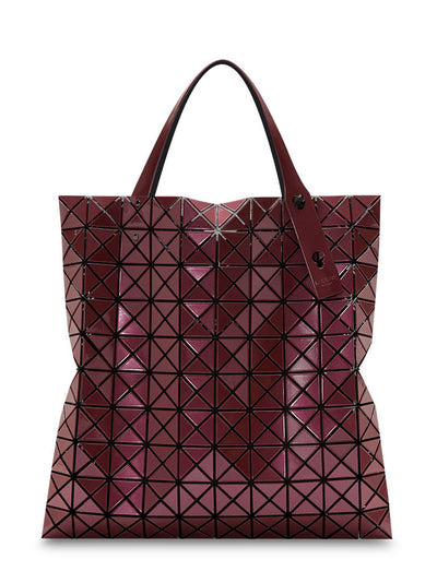 PRISM W COLOR Tote (10*10) (Garnet × Dark Beige)