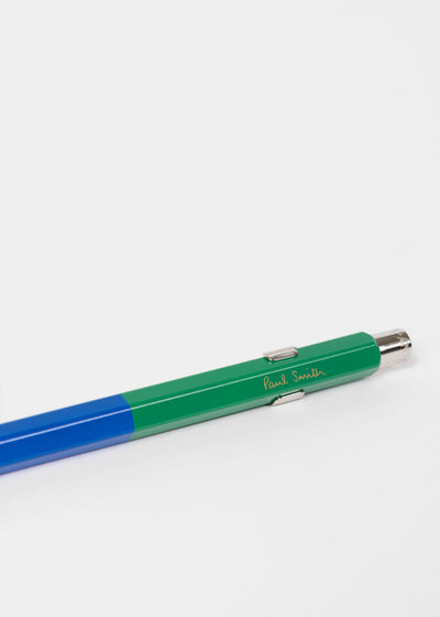 Caran d'Ache - Two-Tone Ballpoint Pen (Cobalt Blue/Emerald Green)