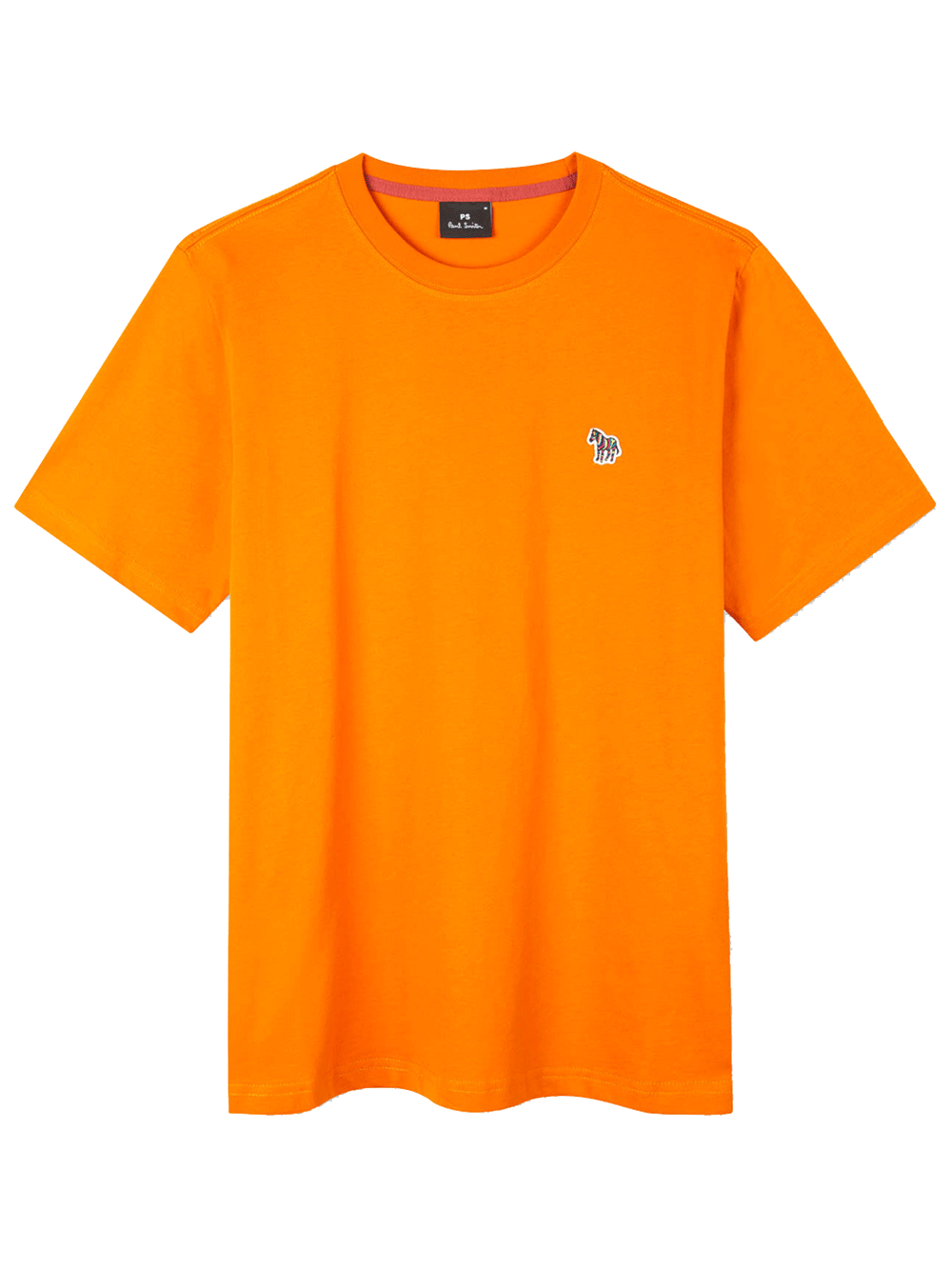 PS Paul Smith Mens Ss Slim Fit Tshirt Zebra Orange 1