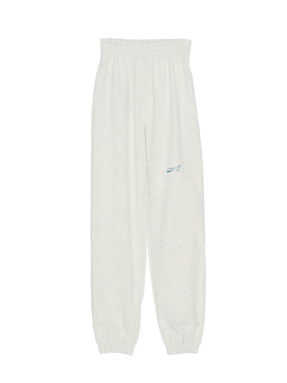 Logo Print Sweatpants Ivory