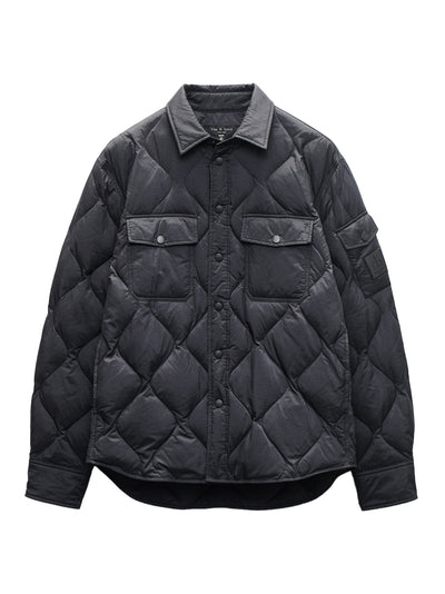 Padded Dane Shirt Jacket (Black)