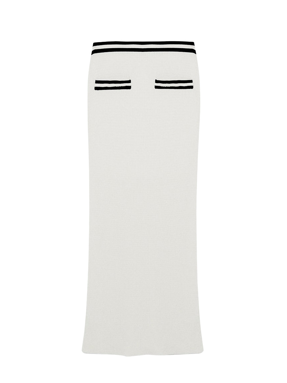 Paige Midi Skirt (Ivory Multi)