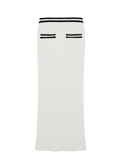 Paige Midi Skirt (Ivory Multi)