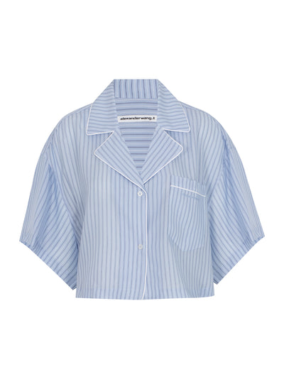 Pajama-Style Shirt (Oxford Blue Multi)