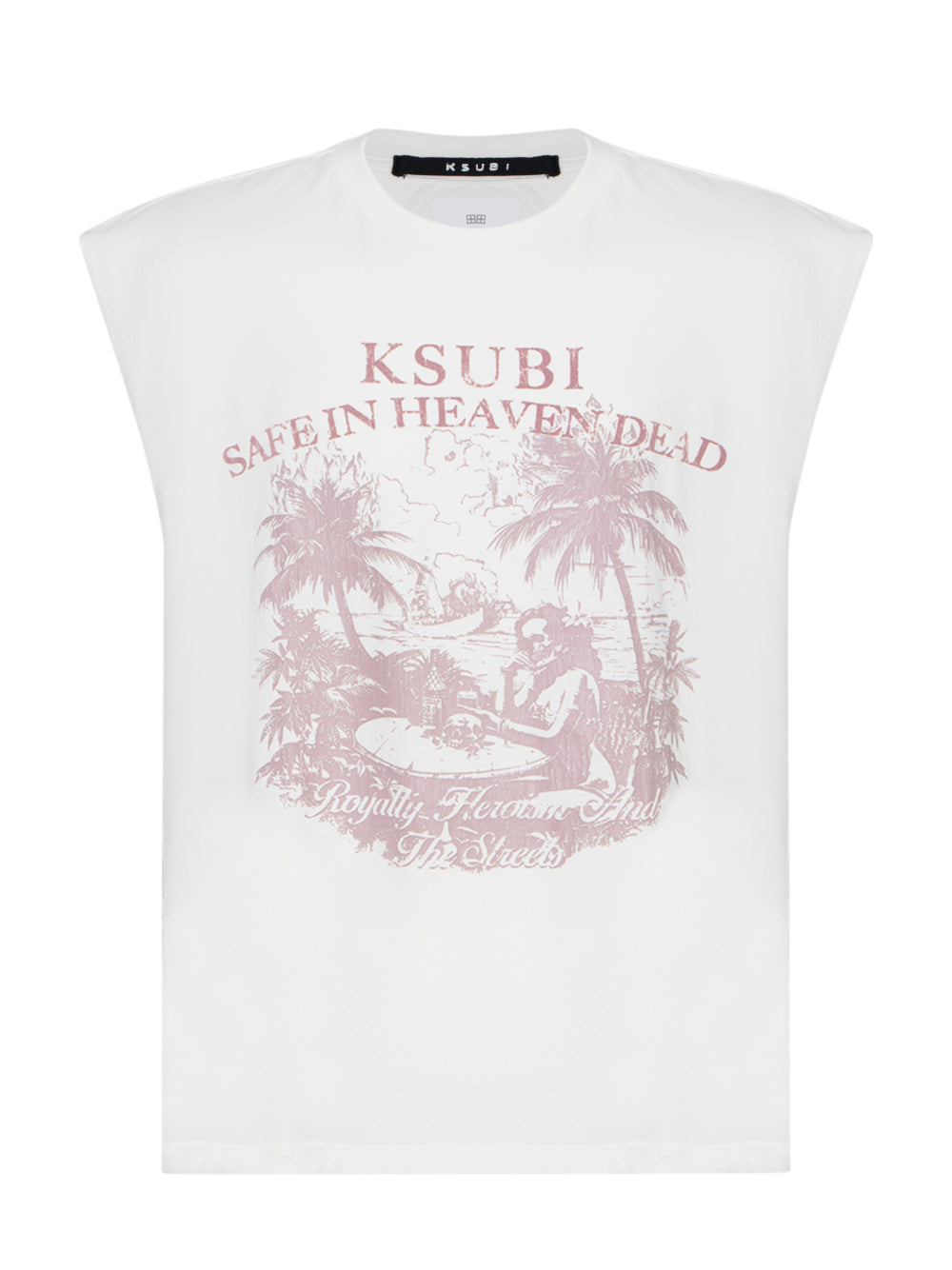 Paradiso Cut Off Tee Vintage W White