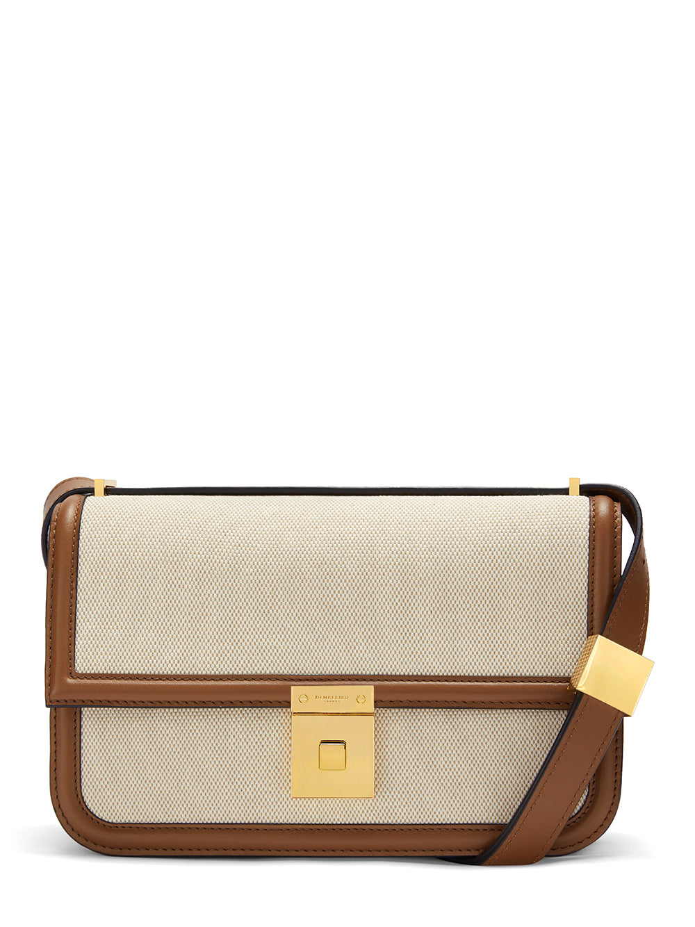 Paris Crossbody Handbag (Salt & Pepper & Tan Smooth)