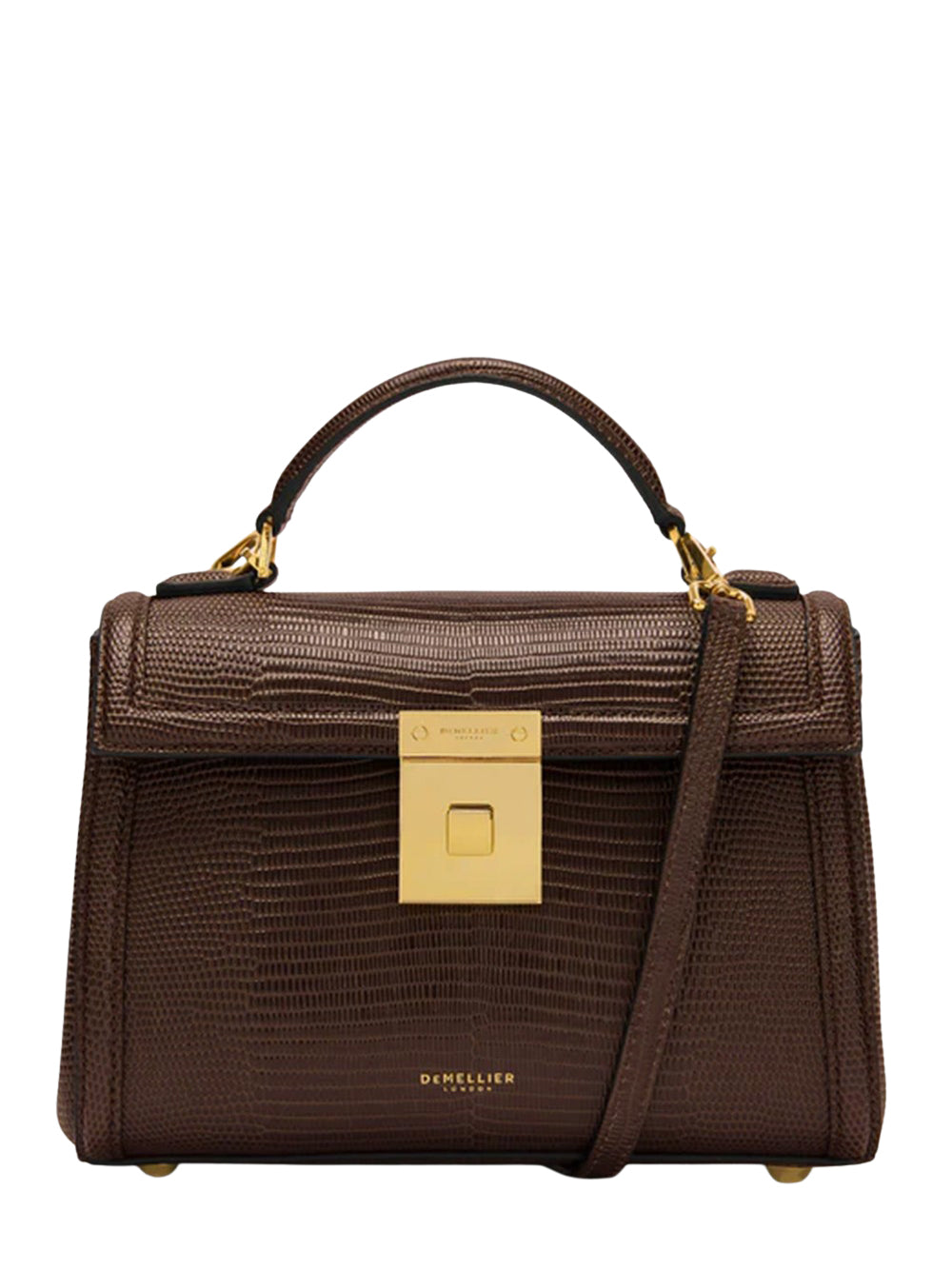 Paris Handbag (Espresso Lizard)