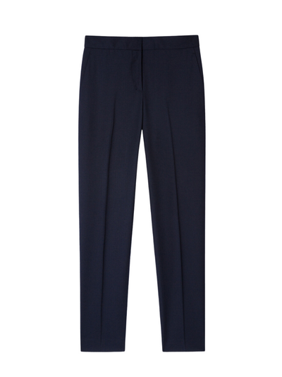 A Suit To Travel In - Classic-Fit Wool Pants (Navy)