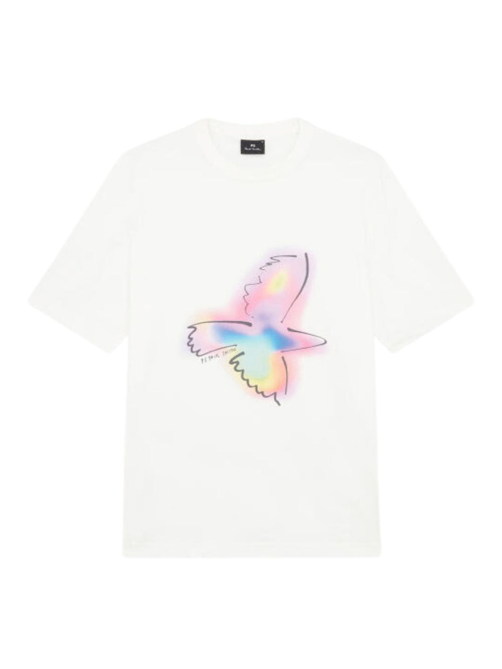 'Neon Bird' T-Shirt (White)