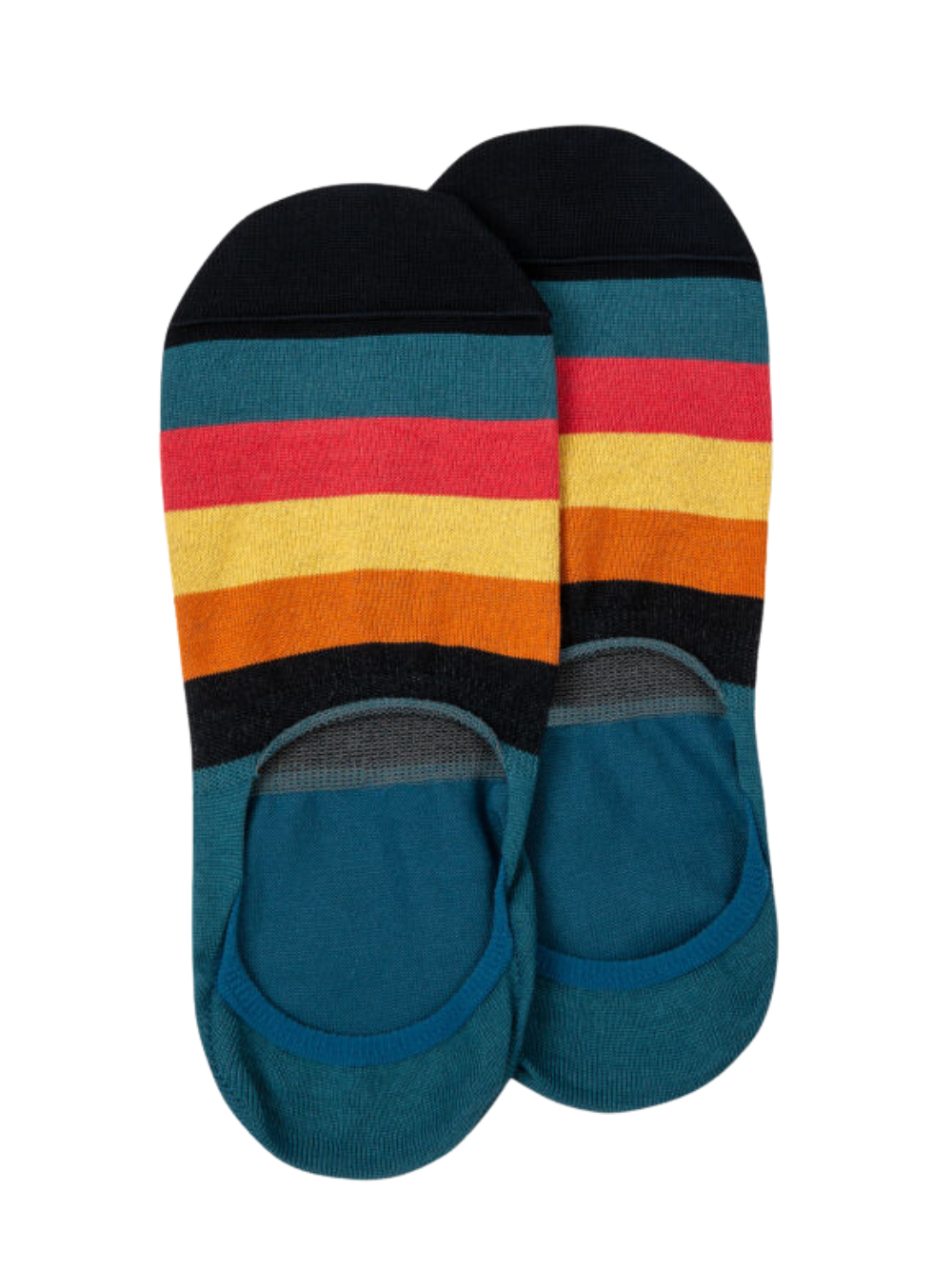 Men 'Artist Stripe' Loafer Socks (Blue)