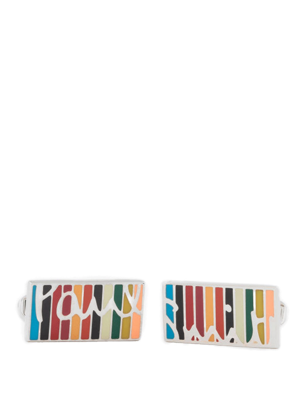Men 'Artist Stripe' Logo Cufflinks