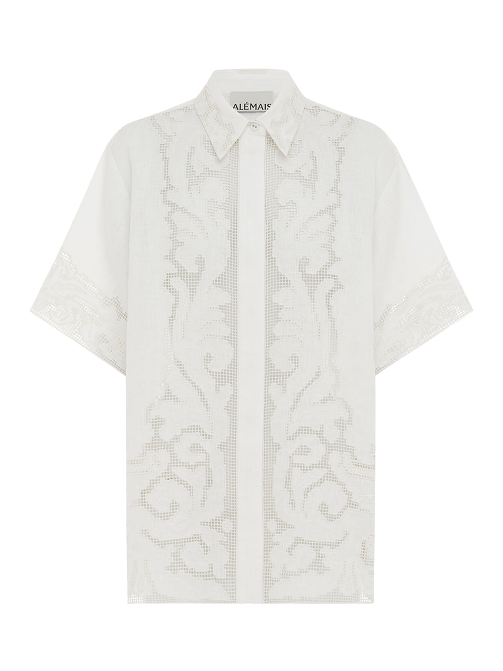 Pegasus Embroidered Shirt (Ivory)