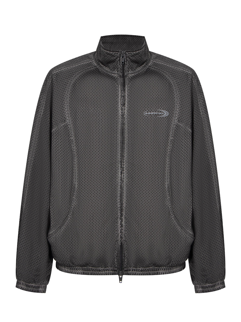 Perforated Mesh Track Jacket (Washed Fossil)