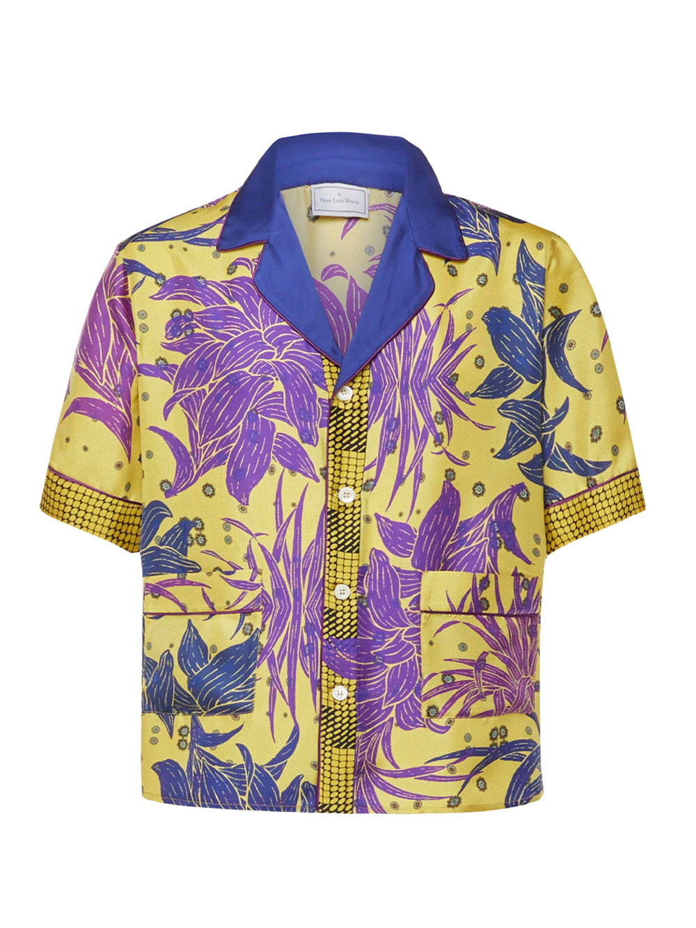 Pierre-Louis-Mascia-Aloe-Silk-Short-Sleeve-Shirt-Multicolour