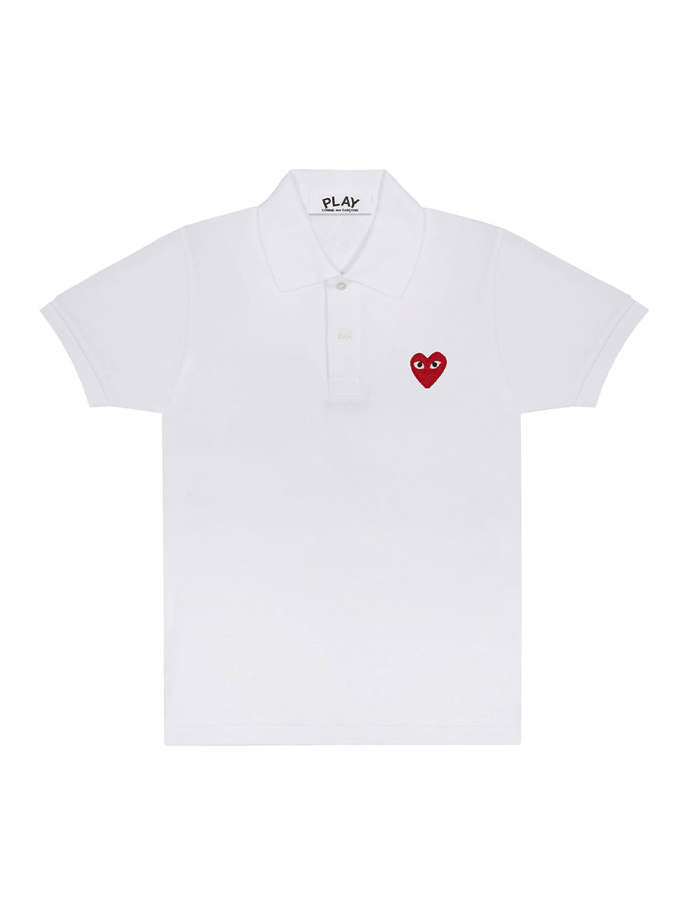 Play Polo Red Emblem (White)