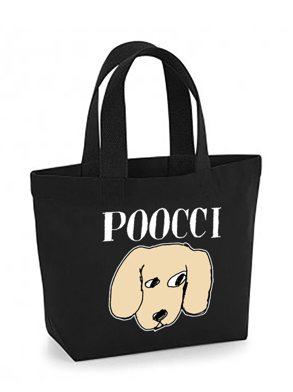 Poocci Col Mini Tote Bag (Black)