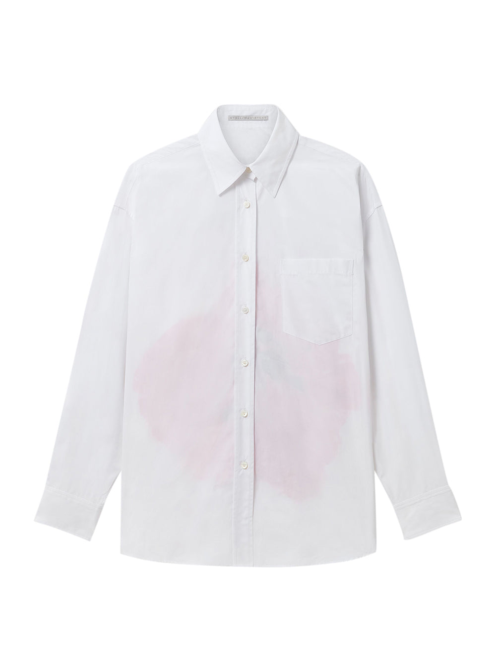 Poppy Print Panel Shirt (White)