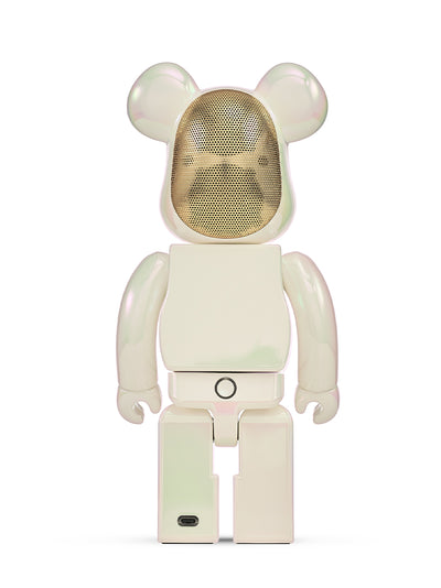 Portable Bluetooth Bearbrick Audio 400% (Pearl Mirage)