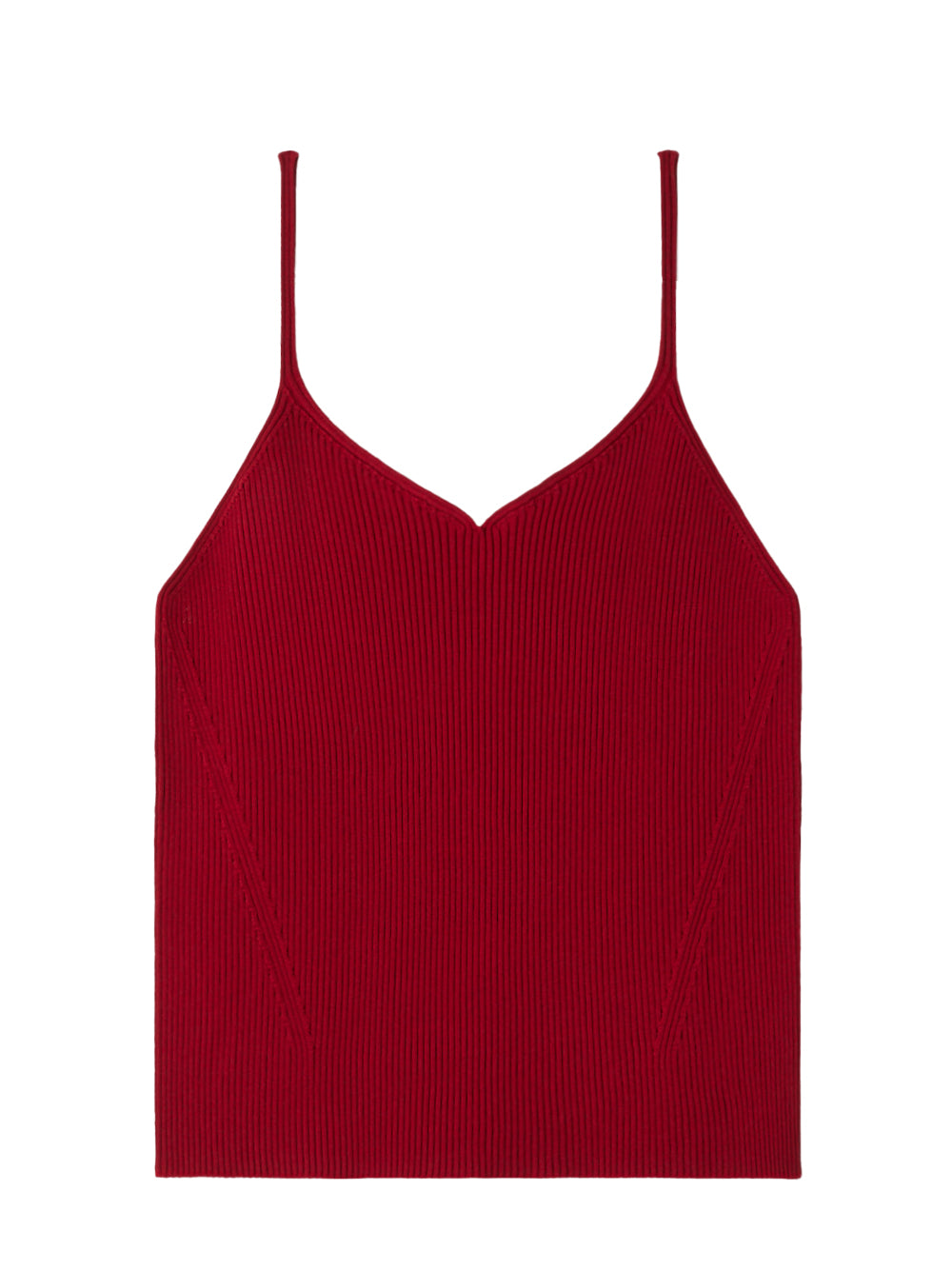 Portrait Camisole Top (Maroon Red)