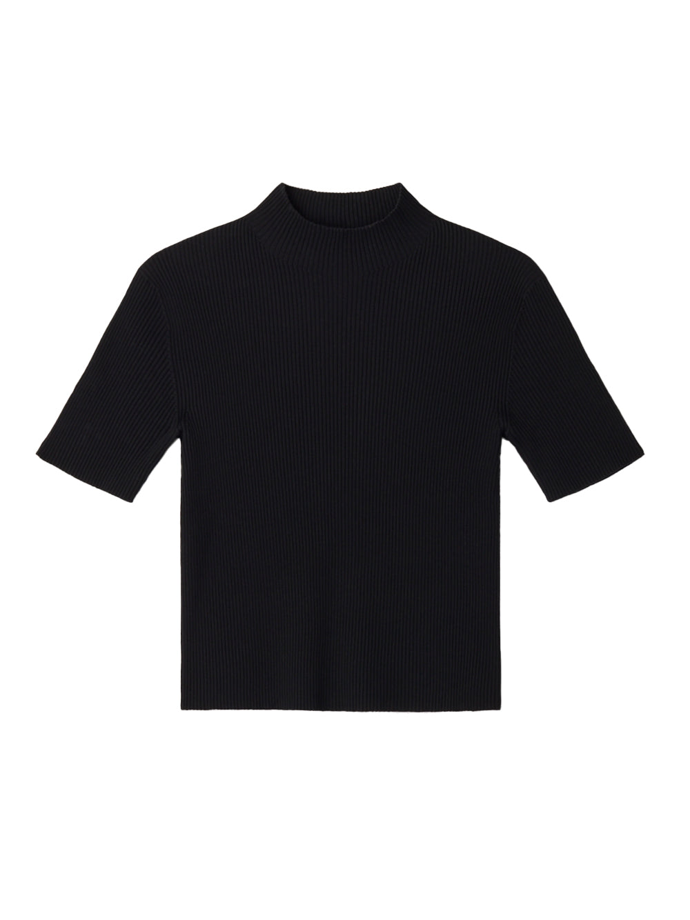 Portrait Short Sleeve Top (Black)