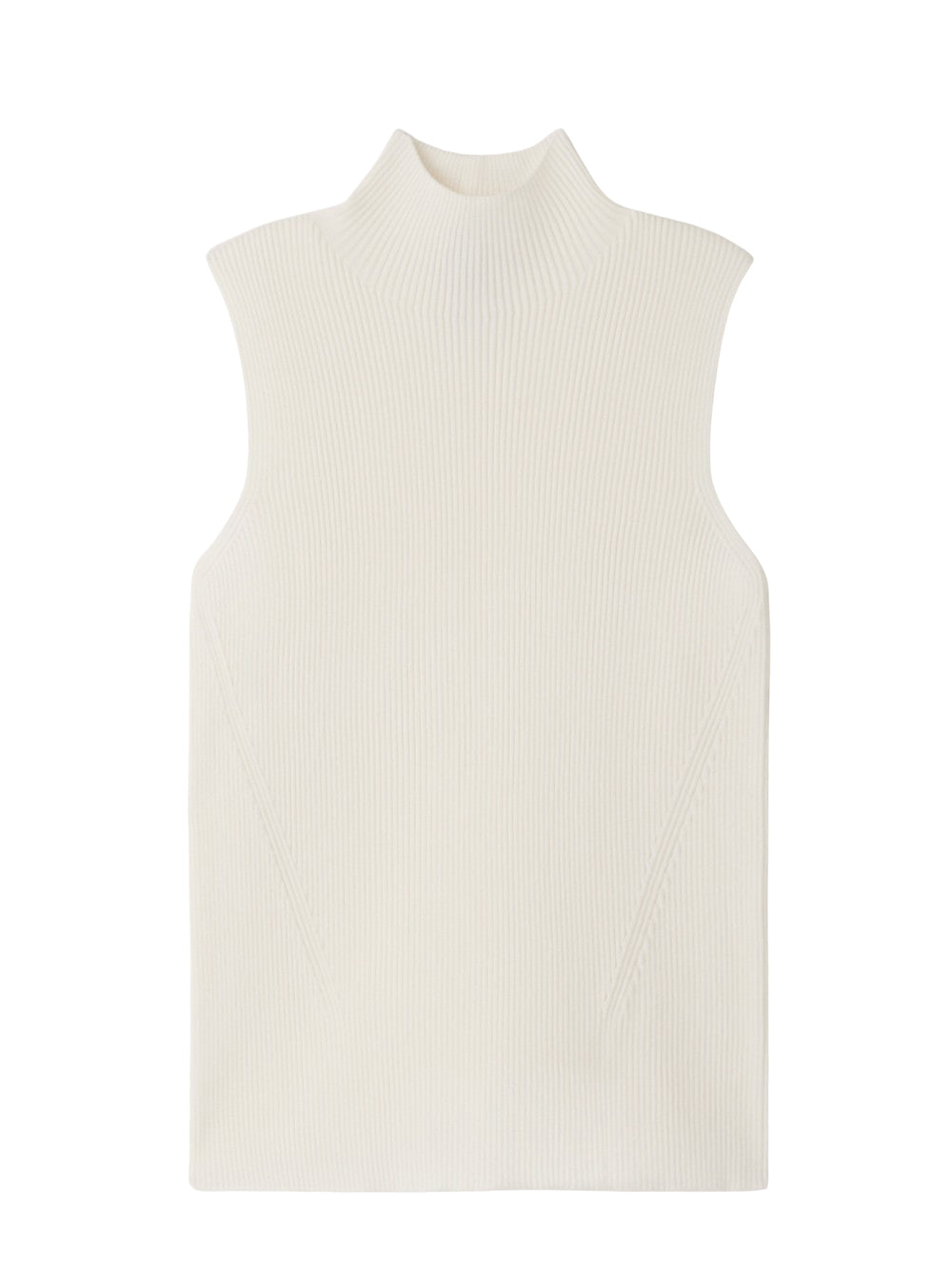 Portrait Sleeveless Top (White)