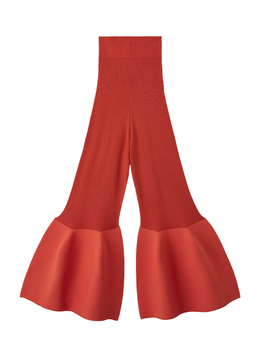 Pottery BS Highwaist Bell Bottom Pants (Brick Red)