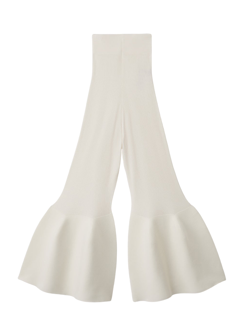 Pottery BS Highwaist Bell Bottom Pants (White)