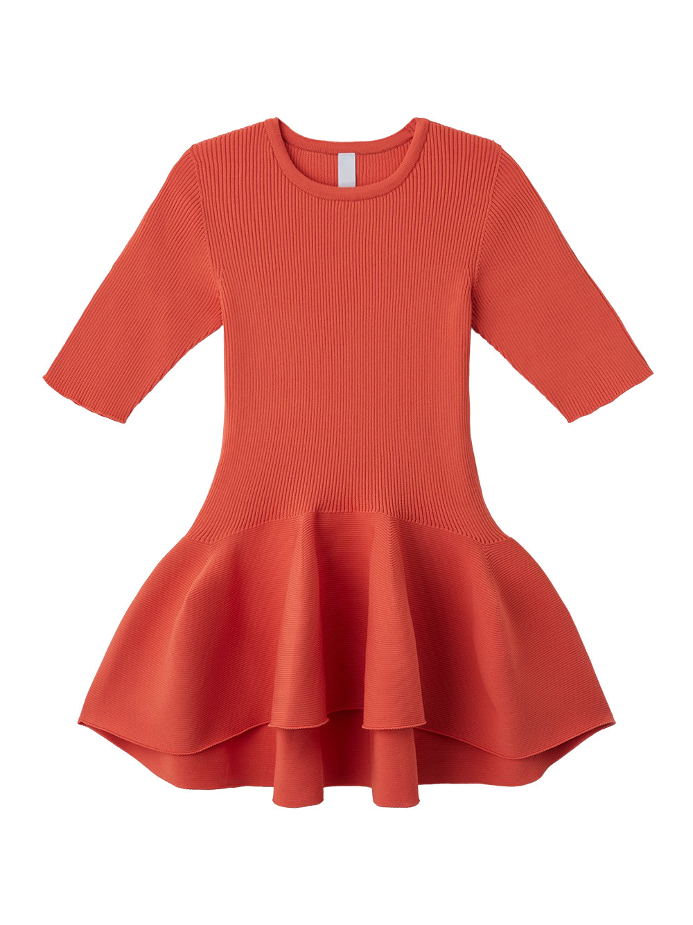 Pottery Short Sleeve Flare Top (Brick Red)