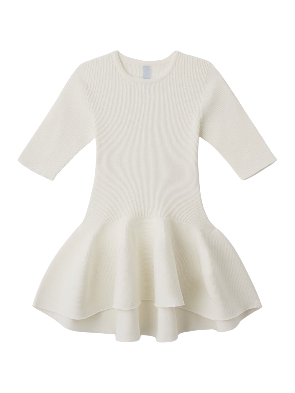 Pottery Short Sleeve Flare Top (White)