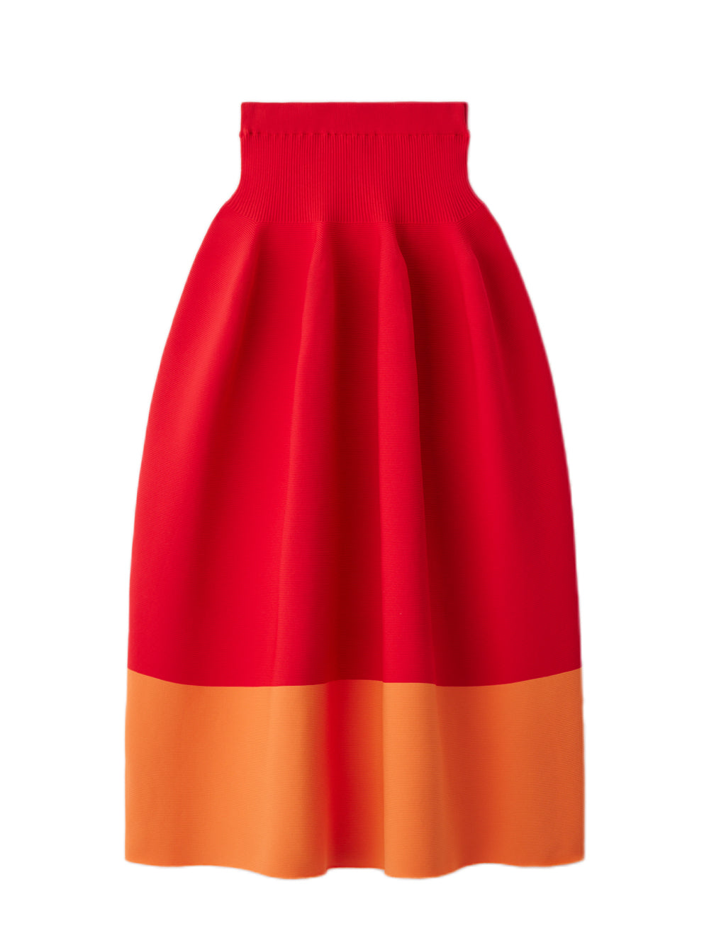 Pottery Skirt Poppy (Red-Orange)