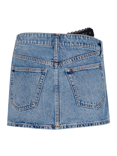 Pre-Styled Denim Skirt (Vintage Medium Indigo)