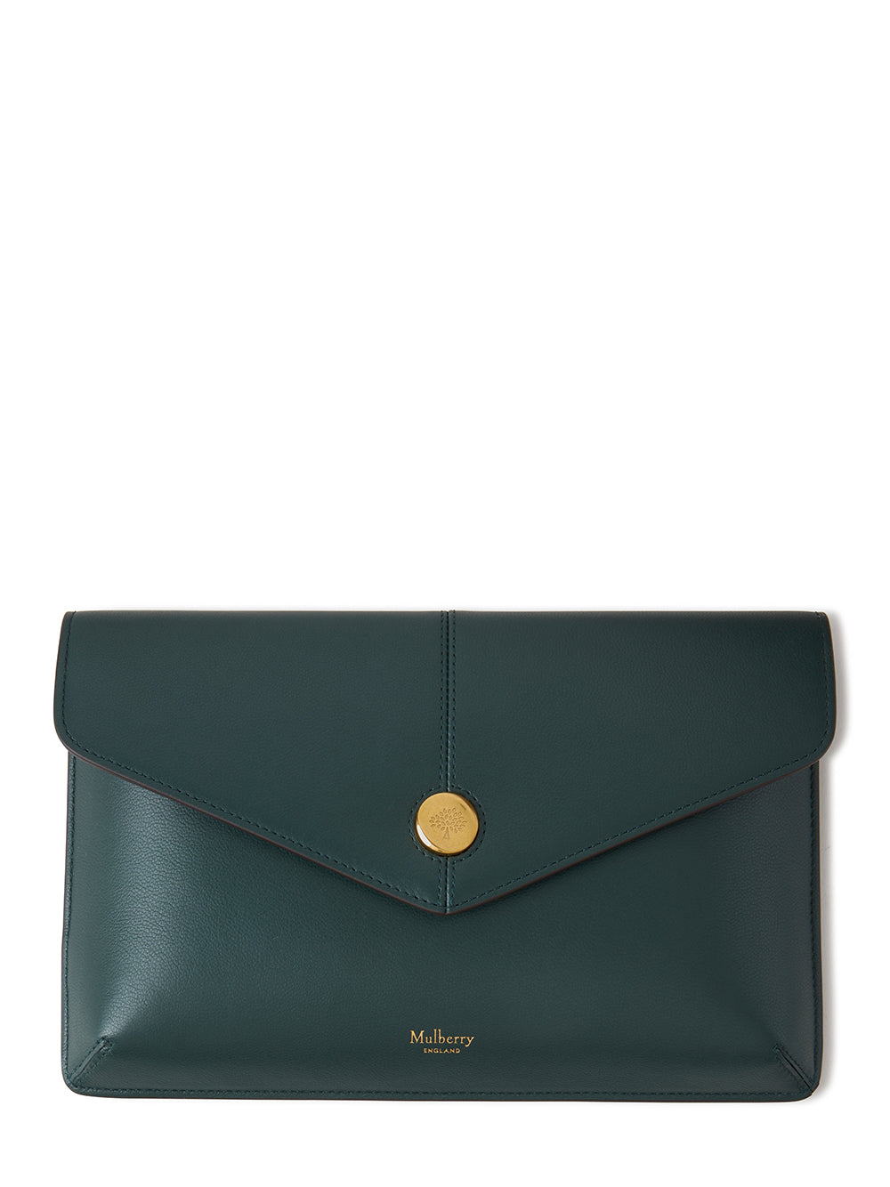 Press Stud Envelope Pouch (Mulberry Green)