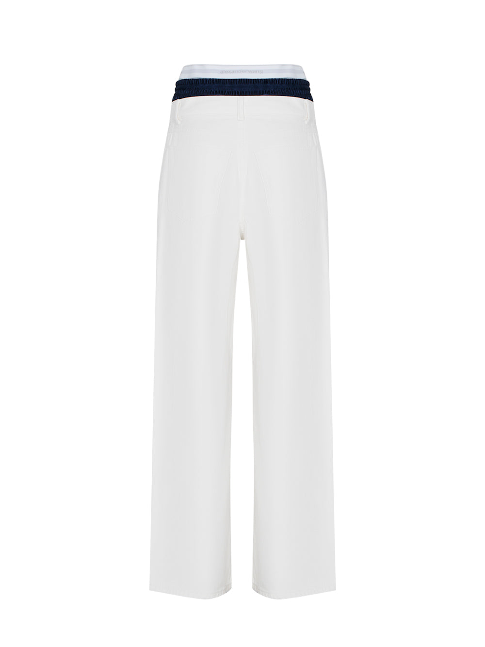 Prestyled Trilayer 5 Pocket Bagged Out Pocket Jeans (Vintage White)